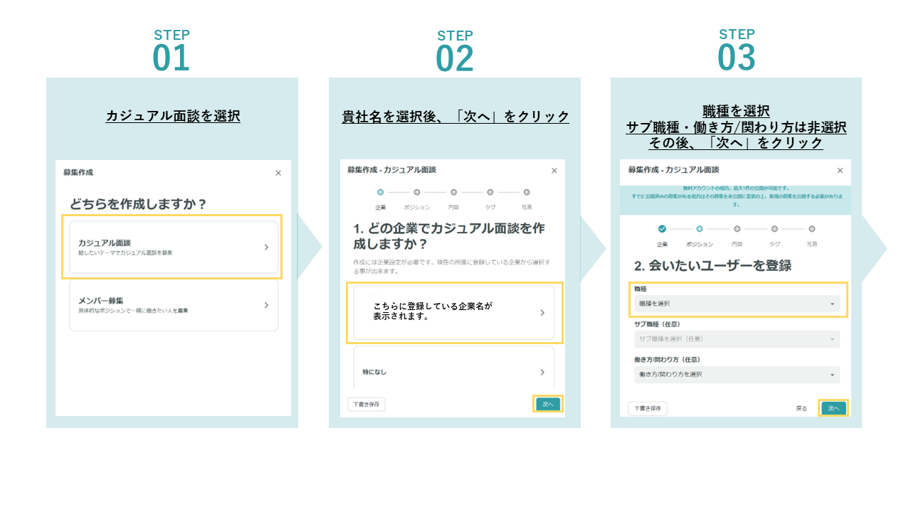 特集企画ステップ1-3